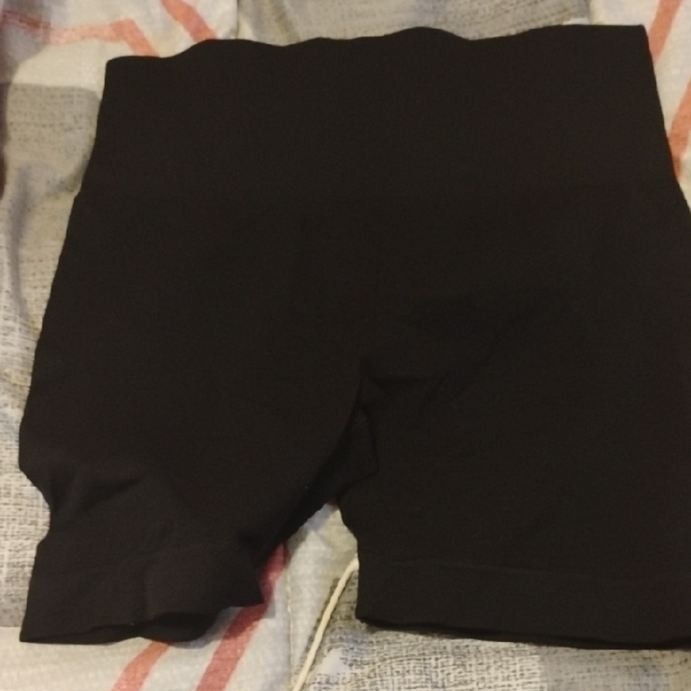 Black High-Waisted Shorts